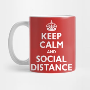 Keep Calm and Social Distance Mug